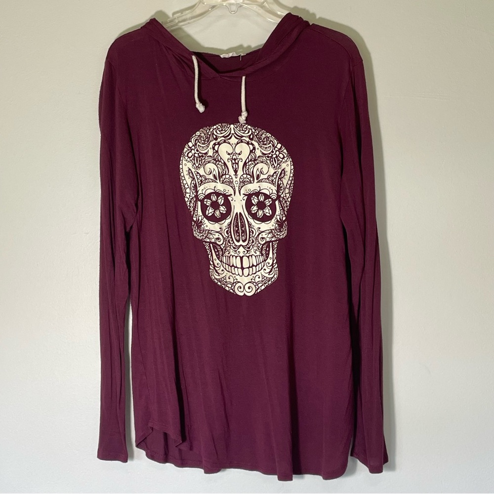 French Pastry Sugar Skull Litewieght‎ Hoodie Shirt